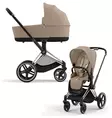 Cybex Priam yhdistelmävaunut värissä Cozy Beige. - Lastenvaunut ja yhdistelmävaunut - 521002325YHDCBE - 1