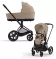 Cybex Priam yhdistelmävaunut värissä Cozy Beige. - Lastenvaunut ja yhdistelmävaunut - 521002331YHDCBE - 1