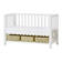 Hoppekids pellava patja sisältää päällisen, 120x60x7 cm, valkoinen - 70x160 cm - 40-3007-WH-06F - 5