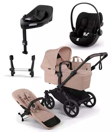 Bugaboo Donkey 6 starttipaketti Single Black/Desert Taupe. - Lastenvaunut ja yhdistelmävaunut - 100370005STACLG - 1