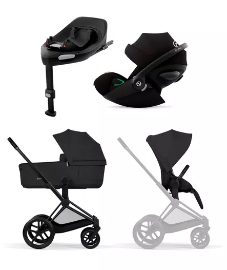 Cybex Priam Comfort starttipaketti Matt Black/Sepia Black. - Lastenvaunut ja yhdistelmävaunut - 526000011STACLG - 1