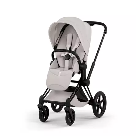 Cybex Priam Style lastenrattaat Matt Black, City Grey. - Lastenvaunut ja yhdistelmävaunut - 526000211RATMBCG - 1