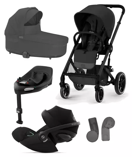 Cybex Balios S lux starttipaketti Moon Black. - Lastenvaunut ja yhdistelmävaunut - 522002533STACLG - 1