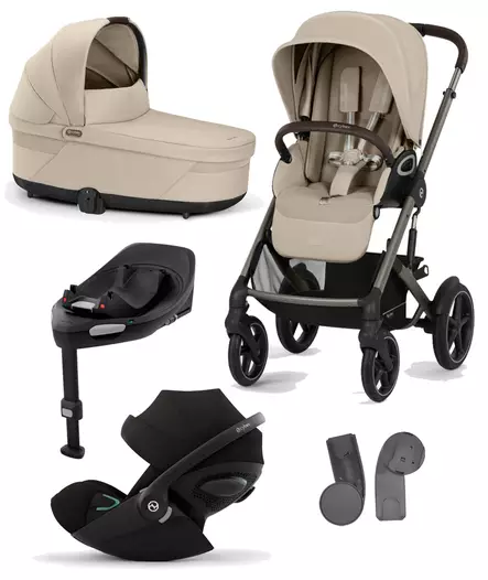 Cybex Talos S lux 2025 starttipaketti Almond Beige. - Lastenvaunut ja yhdistelmävaunut - 525000803STACLG - 1