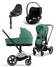 Cybex Priam starttipaketti ChromeBrown rungolla v=C3=A4riss=C3=A4 Leaf=
 Green - Lastenvaunut ja yhdistelmävaunut - 521002319STALG - 10