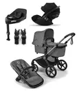 Bugaboo Fox 5 Renew starttipaketti Cloud G kaukalolla, Graphite/Moon Grey. - Lastenvaunut ja yhdistelmävaunut - 100051113STACLG - 1