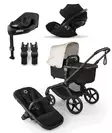 Bugaboo Fox 5 Renew starttipaketti Cloud G kaukalolla, Black, Heritage Black/Misty White. - Lastenvaunut ja yhdistelmävaunut - 100051114STACLG - 1