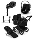 Bugaboo Donkey 6 starttipaketti Single Black/Heritage Black. - Lastenvaunut ja yhdistelmävaunut - 100370002STACLG - 1