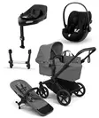 Bugaboo Donkey 6 starttipaketti Single Black/Moon Grey. - Lastenvaunut ja yhdistelmävaunut - 100370004STACLG - 1