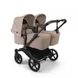 Bugaboo Donkey 6 starttipaketti Twin Black/Desert Taupe vaunukopilla - Lastenvaunut ja yhdistelmävaunut - 100370005STATWCLG - 2