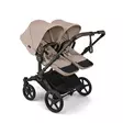 Bugaboo Donkey 6 starttipaketti Twin Black/Desert Taupe ratasosilla - Lastenvaunut ja yhdistelmävaunut - 100370005STATWCLG - 3