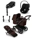 Bugaboo Donkey 6 starttipaketti Single Black/Cocoa Brown. - Lastenvaunut ja yhdistelmävaunut - 100370007STACLG - 1