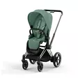 Cybex ePriam 4 lastenrattaat Chrome/Black, Leaf Green. - Lastenvaunut ja yhdistelmävaunut - 521002325eRATCBLG - 1