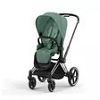 Cybex Priam 4 lastenrattaat Chrome/Black, Leaf Green. - Lastenvaunut ja yhdistelmävaunut - 521002325RATCBLG - 1