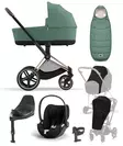 Cybex Priam4 startti lisavaruste Rosegold LeafGreen - Lastenvaunut ja yhdistelmävaunut - 521002337STAbLG - 1
