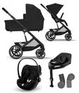 Cybex Balios S lux starttipaketti Moon Black. - Matkarattaat ja lastenrattaat - 524001171STACLG - 1