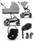 Cybex Balios S lux starttipaketti Stone Grey. - Matkarattaat ja lastenrattaat - 524001179STACLG - 1