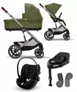 Cybex Balios S lux starttipaketti Moss Green. - Matkarattaat ja lastenrattaat - 525000105STACLG - 1