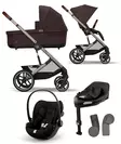 Cybex Balios S lux starttipaketti Chocolate Brown. - Matkarattaat ja lastenrattaat - 525000113STACLG - 1