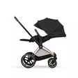 Cybex Priam Comfort rattaat Rosegold/Sepia Black makuuasennossa. - Lastenvaunut ja yhdistelmävaunut - 526000001STACLG - 5