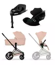 Cybex Priam Comfort starttipaketti Matt Black/Cozy Beige. - Lastenvaunut ja yhdistelmävaunut - 526000021STACLG - 1