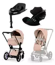 Cybex ePriam Comfort starttipaketti Matt Black/Cozy Beige. - Lastenvaunut ja yhdistelmävaunut - 526000065STACLG - 1