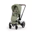 Cybex ePriam Style lastenrattaat Chrome/Brown, Sage Green. - Lastenvaunut ja yhdistelmävaunut - 526000201eRATCBSG - 1