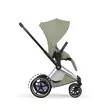 Cybex ePriam Style lastenrattaat Chrome/Brown, Sage Green, kasvot menosuuntaan. - Lastenvaunut ja yhdistelmävaunut - 526000201eRATCBSG - 4