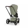 Cybex ePriam Style lastenrattaat Chrome/Brown, Sage Green, takaa. - Lastenvaunut ja yhdistelmävaunut - 526000201eRATCBSG - 7