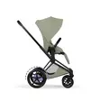 Cybex ePriam Style lastenrattaat Matt Black, Sage Green, kasvot menosuuntaan. - Lastenvaunut ja yhdistelmävaunut - 526000211eRATMBSG - 2