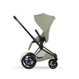 Cybex ePriam Style lastenrattaat Matt Black, Sage Green, kasvot työntäjää kohti. - Lastenvaunut ja yhdistelmävaunut - 526000211eRATMBSG - 3