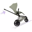 Cybex ePriam Style lastenrattaat Matt Black, Sage Green, avustaa ylämäessä. - Lastenvaunut ja yhdistelmävaunut - 526000211eRATMBSG - 5