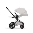 Cybex Priam Style lastenrattaat City Grey, makuuasennossa. - Lastenvaunut ja yhdistelmävaunut - 526000211RATMBCG - 5