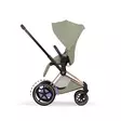 Cybex ePriam Style lastenrattaat Rosegold, Sage Green, kasvot työntäjää kohti. - Lastenvaunut ja yhdistelmävaunut - 526000221eRATRGSG - 2