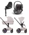 Cybex ePriam Style starttipaketti Champagne, City Grey. - Lastenvaunut ja yhdistelmävaunut - 526000221eSTACHCG - 1