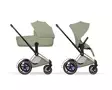 Cybex ePriam Style yhdistelmävaunut Rosegold Sage Green. - Lastenvaunut ja yhdistelmävaunut - 526000221eYHDRGSG - 1