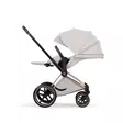 Cybex Priam Style lastenrattaat City Grey, makuuasennossa. - Lastenvaunut ja yhdistelmävaunut - 526000221RATRGCG - 5