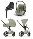 Cybex Priam Style starttipaketti Rosegold, Sage Green. - Lastenvaunut ja yhdistelmävaunut - 526000221STARGSG - 1