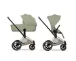 Cybex Priam Style yhdistelmävaunut Champagne, Sage Green. - Lastenvaunut ja yhdistelmävaunut - 526000221YHDCHSG - 1