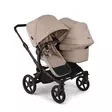 Bugaboo Donkey 6 starttipaketti Double Black/Desert Taupe ratasistuin ensin - Lastenvaunut ja yhdistelmävaunut - 100370005STADOCLG - 2