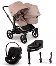 Bugaboo Donkey 6 starttipaketti Double Black/Desert Taupe - Lastenvaunut ja yhdistelmävaunut - 100370005STADOCLG - 1