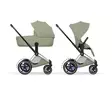 Cybex ePriam Style yhdistelmävaunut Chrome/Brown, Sage Green. - Lastenvaunut ja yhdistelmävaunut - 526000201eYHDCBSG - 1
