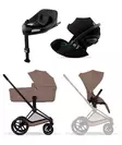 Cybex Priam Comfort starttipaketti Matt Black/Coconut Brown. - Lastenvaunut ja yhdistelmävaunut - 526001485STACLG - 1