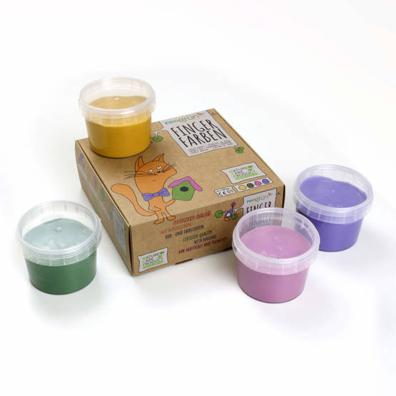 Neogrun sormivärit 4x120g - Muovailuvahat ja hiekkalelut - 50101NG - 1