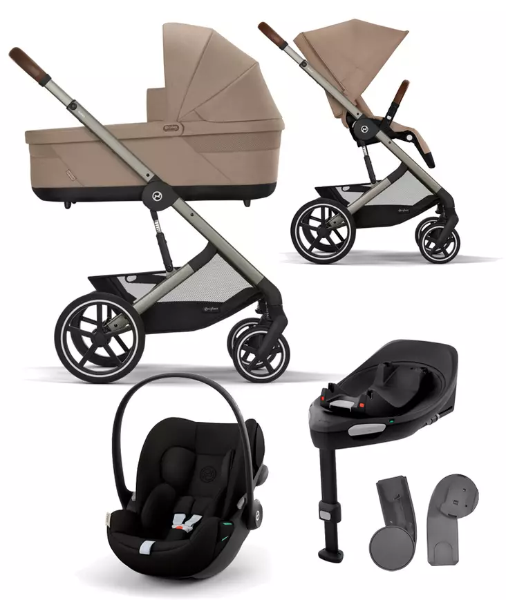 Cybex Balios S lux starttipaketti Almond Beige. - Matkarattaat ja lastenrattaat - 524001211STACLG - 1
