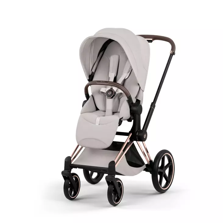 Cybex Priam Style lastenrattaat Rosegold, City Grey. - Lastenvaunut ja yhdistelmävaunut - 526000221RATRGCG - 1