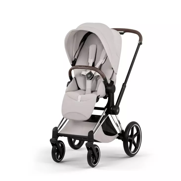 Cybex Priam Style lastenrattaat Chrome/Brown, City Grey. - Lastenvaunut ja yhdistelmävaunut - 526000201RATCBCG - 1