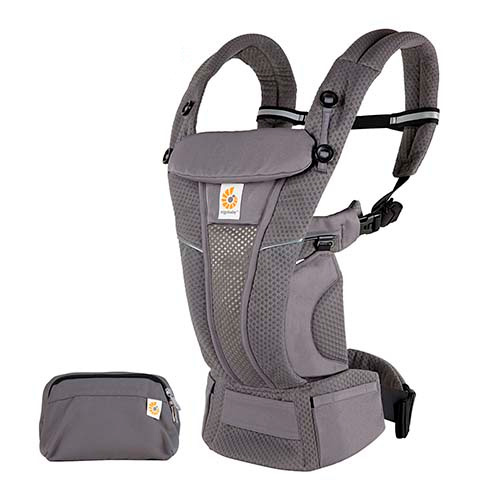 Ergobaby Omni Breeze kantoreppu v=C3=A4riss=C3=A4 Graphite Grey. - Kantoreput - BCZ360PGRAPH - 1