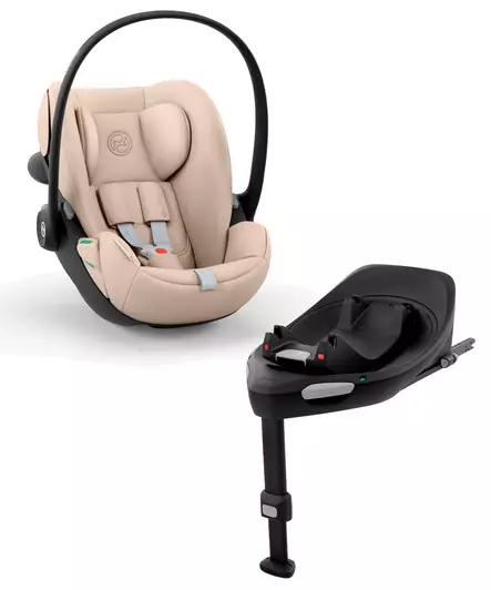 CYBEX Cloud G3 i-Size turvakaukalo Almond Beige ja Base G3 jalusta. - Turvakaukalot 0-13kg - 526001338PAK - 1