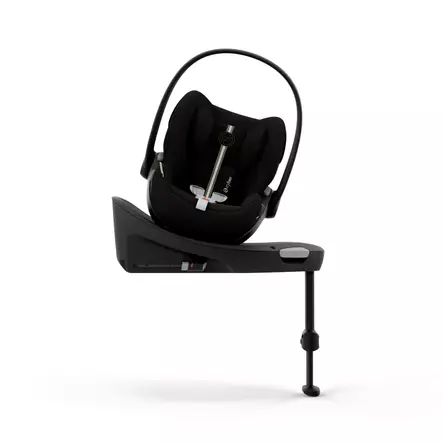 CYBEX Cloud G3 i-Size turvakaukalo PLUS Moon Black ja Base G3 jalusta, ovelle käännettynä. - Turvakaukalot 0-13kg - 526001344PAK - 2